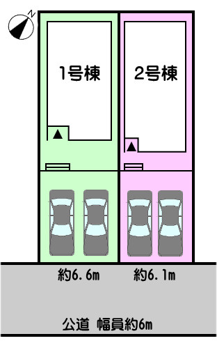 碧南市日進町の区画図|2号棟