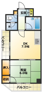 【間取り】 | キャッスル蓮根