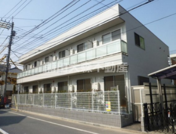 リブリ・ソナーレの外観|SECOMセキュリティー付！2010年2月築　鉄骨造地上2階建て1K～1LDK総戸数21戸の人気賃貸アパート　東急多摩川線武蔵新田駅と下丸子駅、東急池上線千鳥町駅も徒歩圏内の東京都大田区下丸子1丁目