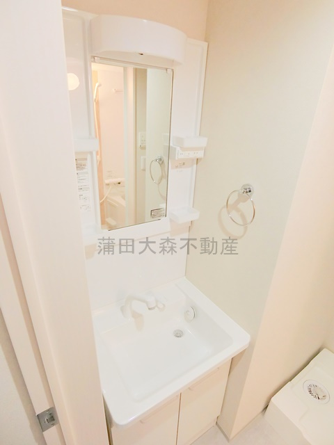 ブルージュ大田六郷の洗面所|洗面脱衣所　独立洗面台　洗濯機置き場