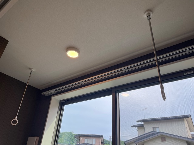 仮）山形市錦町新築アパートの設備|室内物干(イメージ)