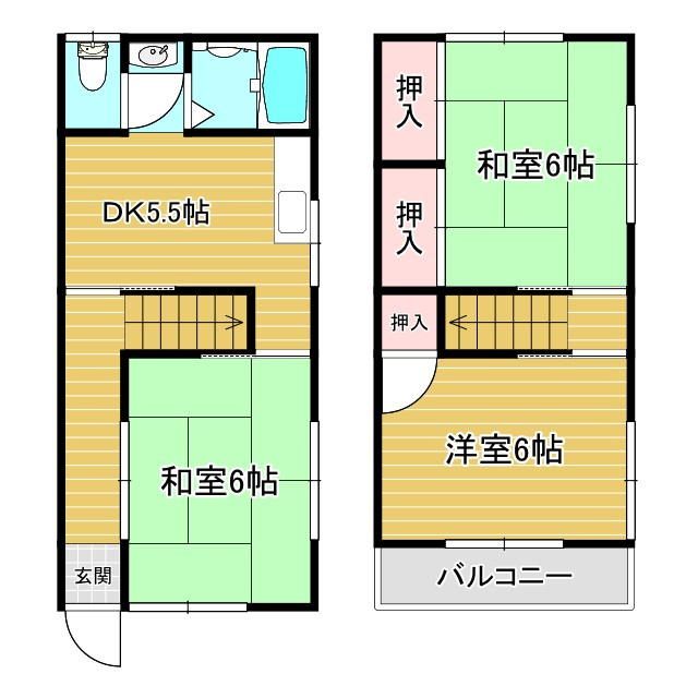 メゾンソレイユの間取り