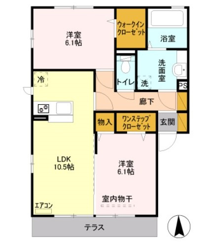 プレミアムベース　Ⅱの間取り