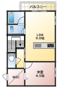 【間取り】 | ルミウス大正Ⅱ
