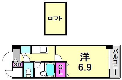 フォワイエセレストⅡの間取り