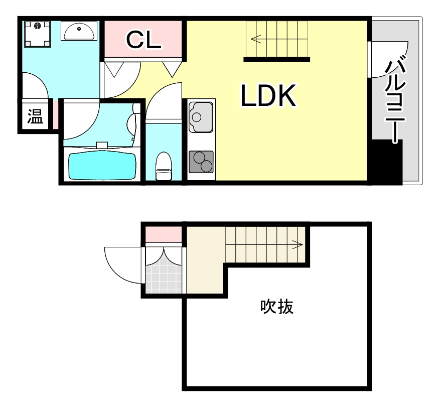 プレジール三ノ宮Ⅲの間取り