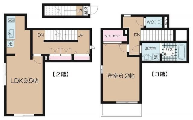ラフィネ三軒茶屋の間取り