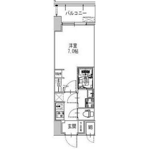 S-RESIDENCE難波大国町Tresの間取り