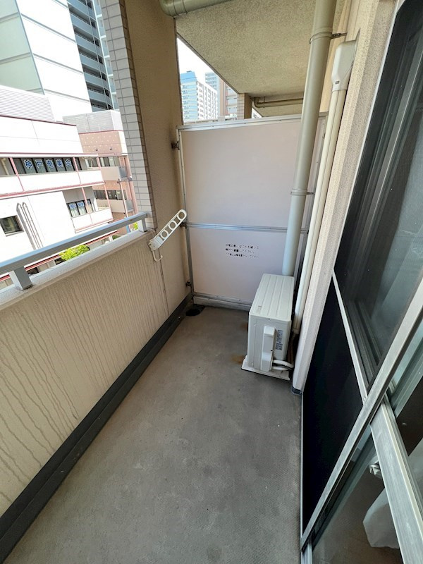 神戸アスタカレッジハイツのバルコニー