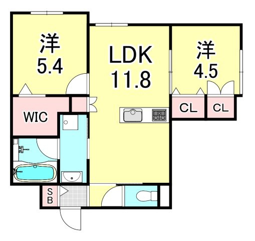 La vita西宮北口の間取り