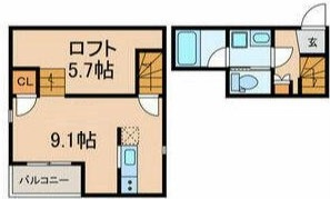 Ｇａｒｄｅｎ　Ｈｉｌｌｓ　ＭＡＴＳＵＤＯの間取り|間取りです。