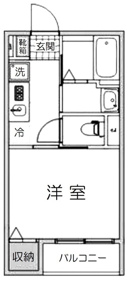【間取り】 | パークサイド豊島園　15691