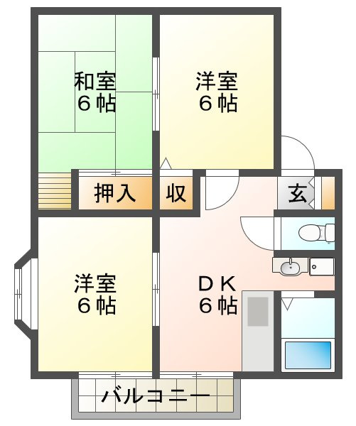 サンビレッジ須磨の間取り