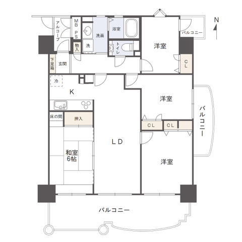 高松市茜町の中古マンション