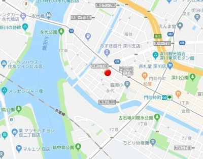 【地図】 | 門前仲町レジデンス九番館