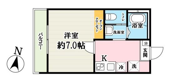 キャメル吉川スリジエの間取り