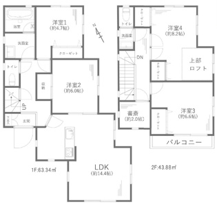 家族みんながのびのびと暮らせる100㎡超の住空間！