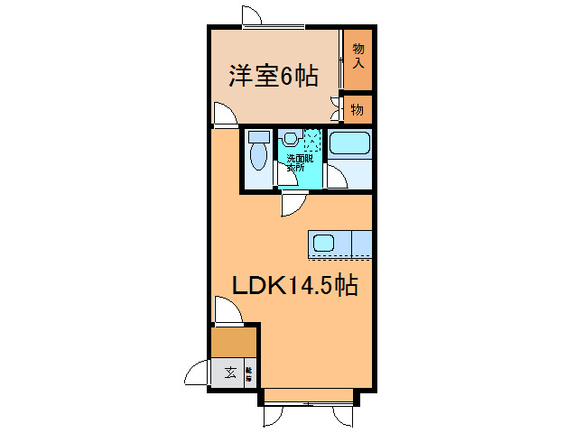 コーポフラワーⅠ.Ⅱ.Ⅲの間取り