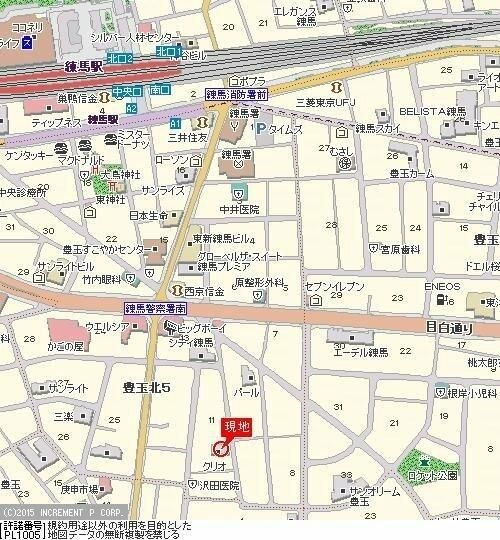 クリオ練馬壱番館の地図