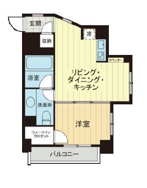 ベルファース大井町の間取り|間取りです。