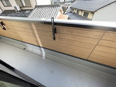 ワイアール東山のバルコニー