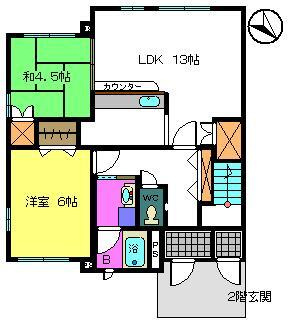 【間取り】 | レモンフィールド 日根野
