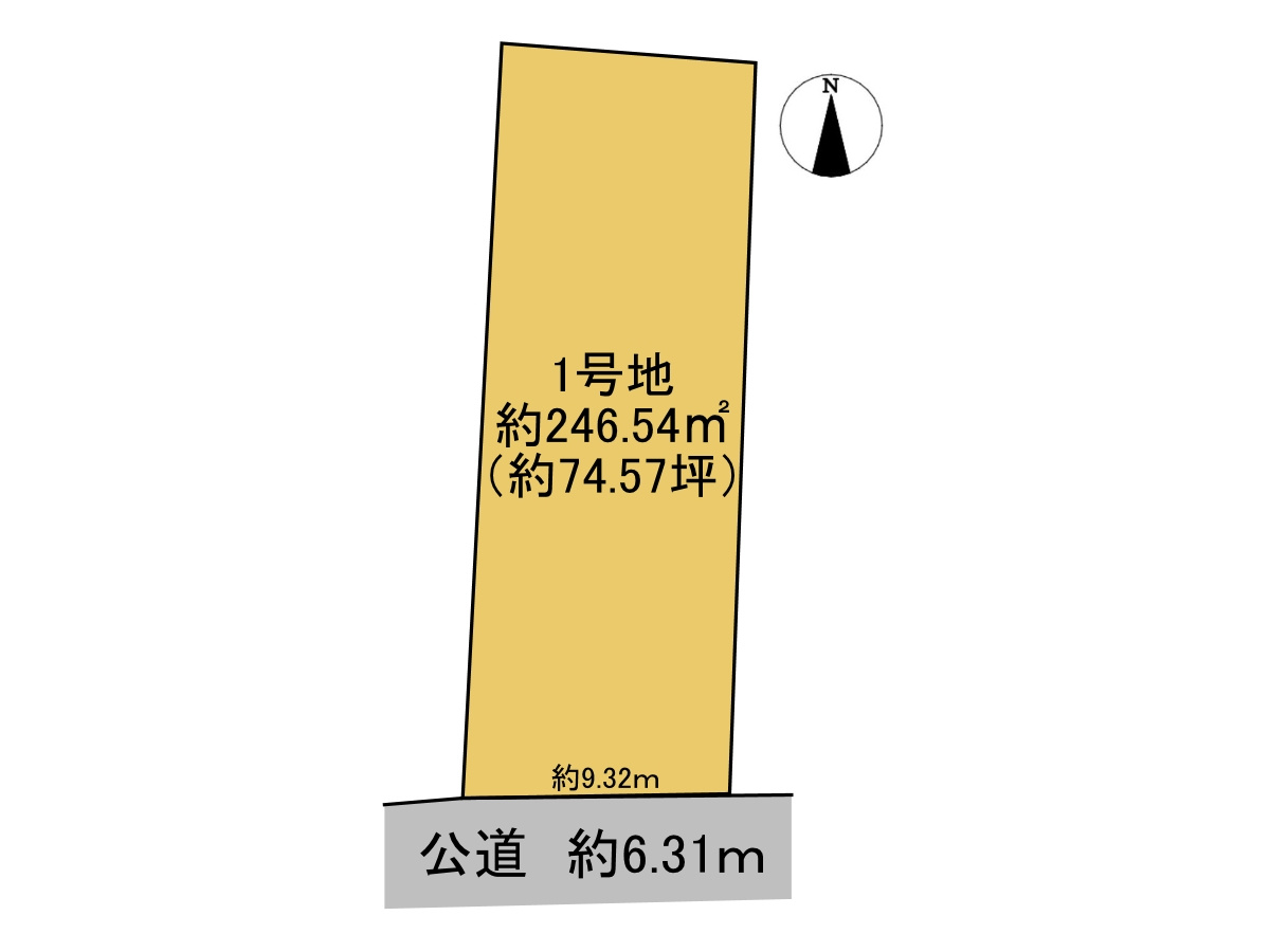 売土地　大垣市三津屋町3丁目　全3区画分譲