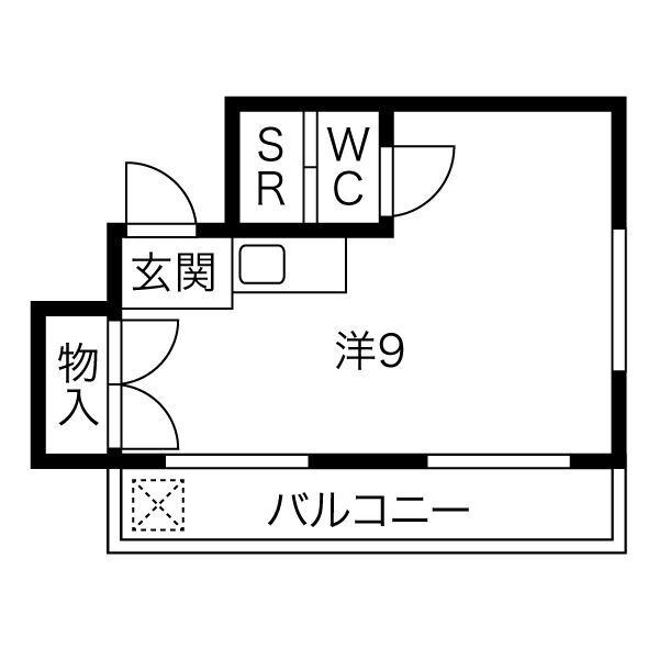ハートイン野並の間取り