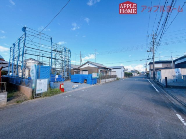 [新築住宅] 行田市佐間 第4期 全1棟の前面道路含む現地写真