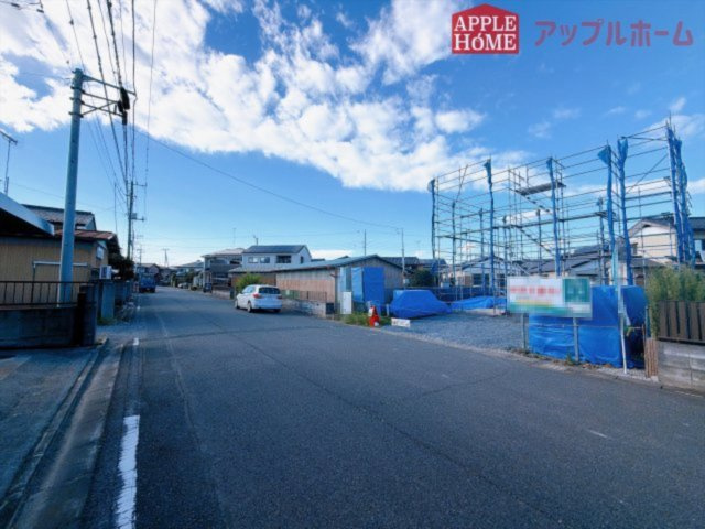 [新築住宅] 行田市佐間 第4期 全1棟の前面道路含む現地写真