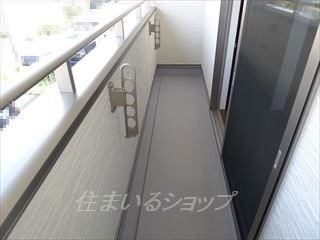 クラージュ可部南のバルコニー