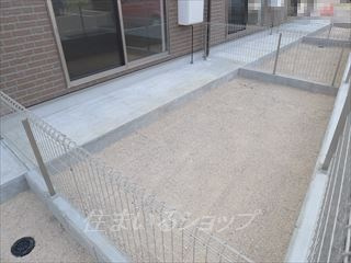 クラージュ可部南の庭|便利な専用庭