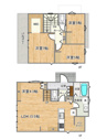 【間取り】 | ◆暮らしにゆとりをプラス◆ 4LDK＋WIC＋パントリー｜1・2階トイレ付き◎