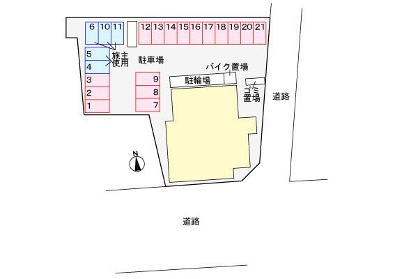 アドラブールの区画図