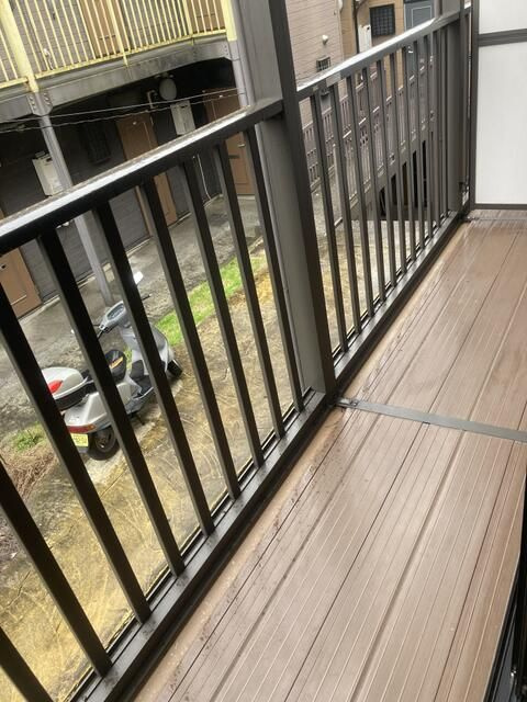 アドホックタウン羽沢のバルコニー