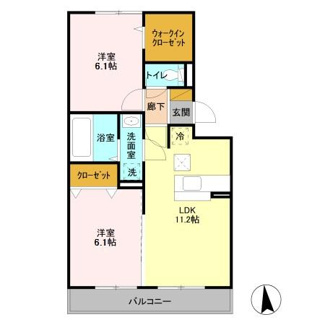 【間取り】 | サニーフォレストＢ
