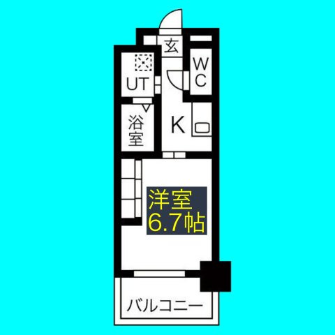 リシュドール伝馬の間取り