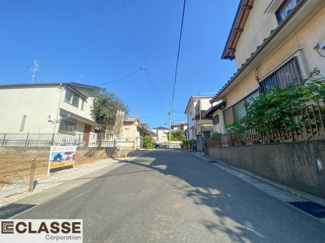 【前面道路含む現地写真】 | 宇治市宇治大谷　2区画B号地　売土地　建築条件付無し