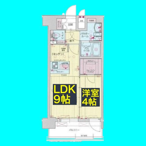 プレサンス伏見アーバンベースの間取り