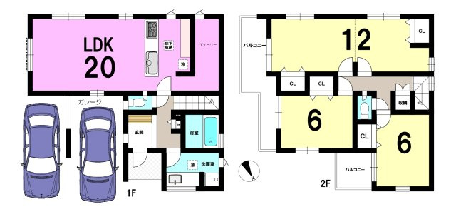 新築戸建の間取り