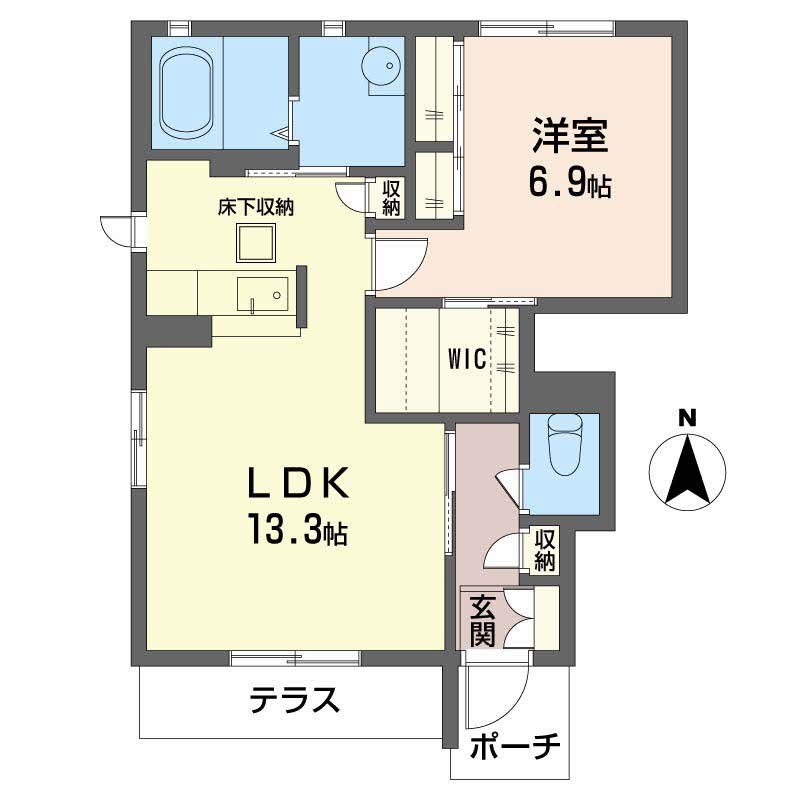 シャーメゾン藤並の間取り
