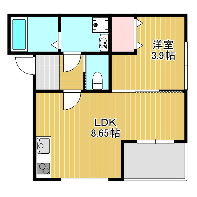 ステラ豊中庄内の間取り
