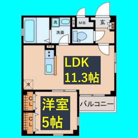 グランレーヴ千代田の間取り