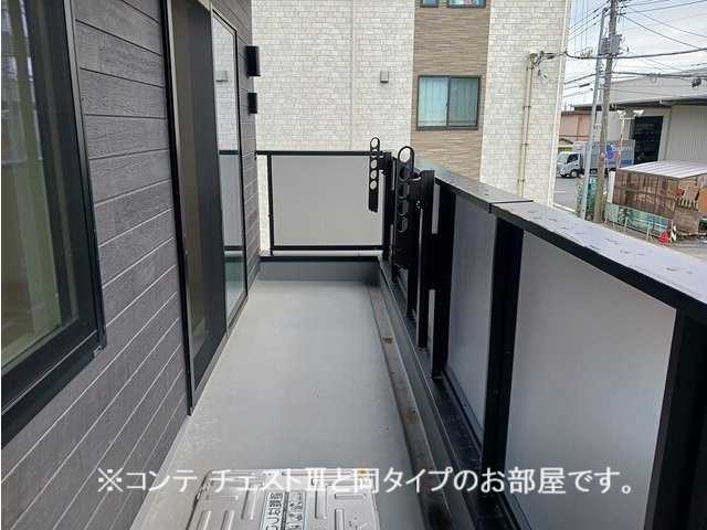 コスモステラス　ウエストのバルコニー|広々としたバルコニーです