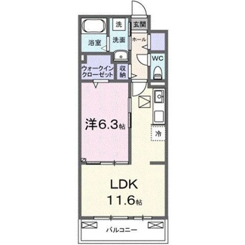 コスモステラス　イーストの間取り