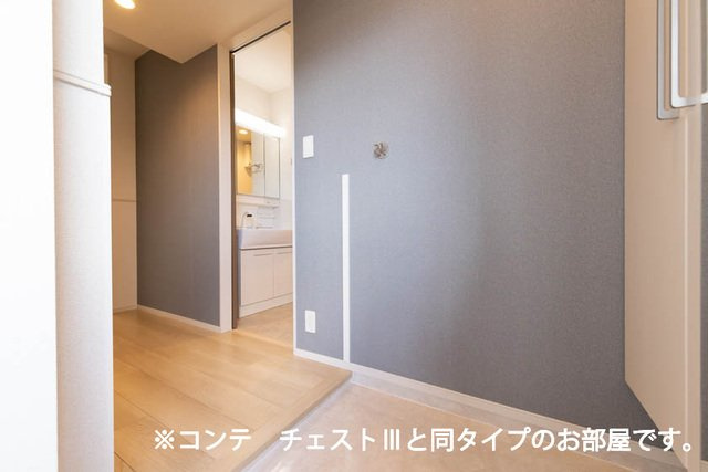 コスモステラス　ウエストの玄関|明るい玄関です