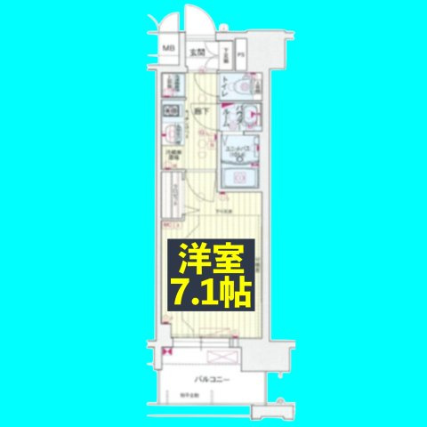 プレサンスTHE栄の間取り