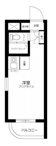 スカイコート高円寺の間取り