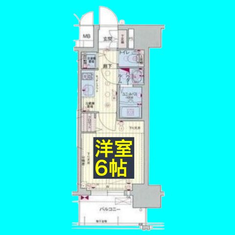 プレサンス錦プレミアムの間取り