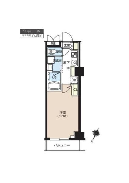 TATSUMIスカイガーデンテラスの間取り